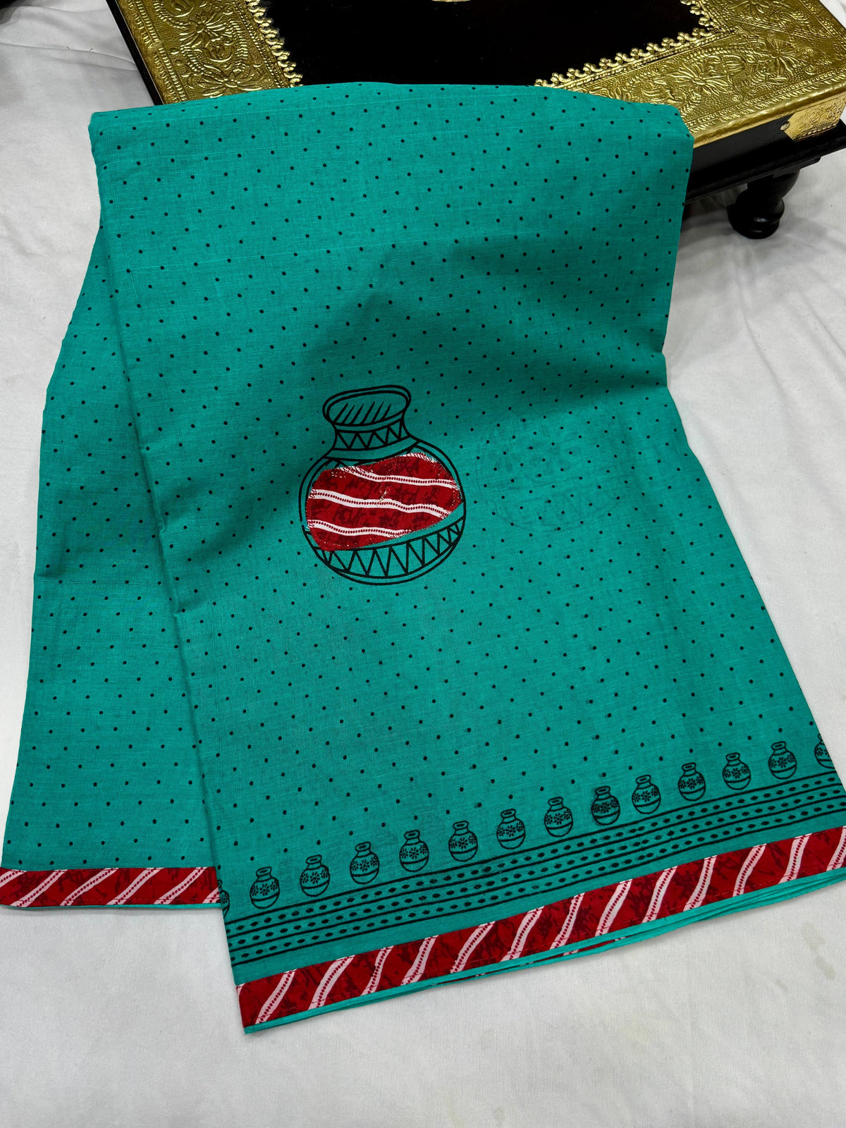 Cotton Batik Saree