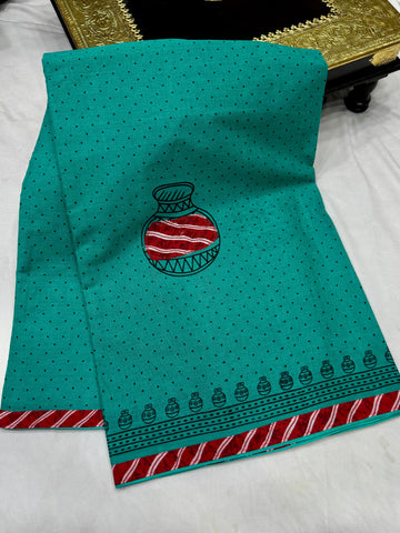 Cotton Batik Saree