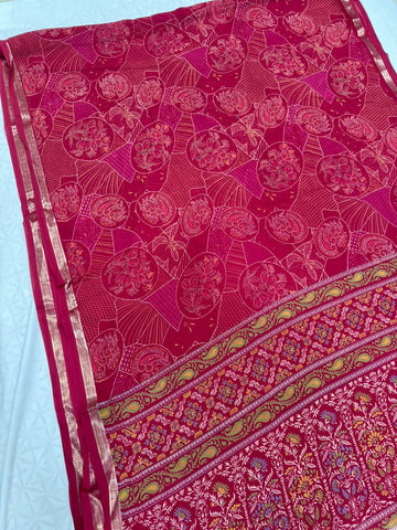 Glass Georgette Sarees