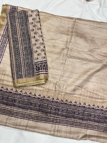 Chanderi tusser Dress Materials