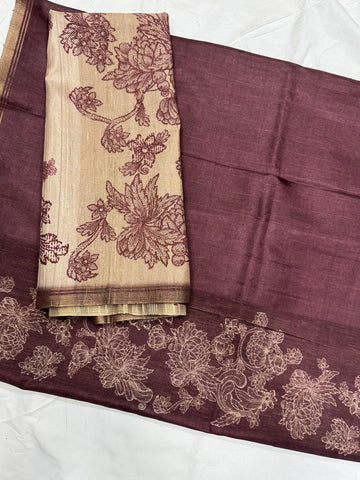 Chanderi tusser Dress Materials