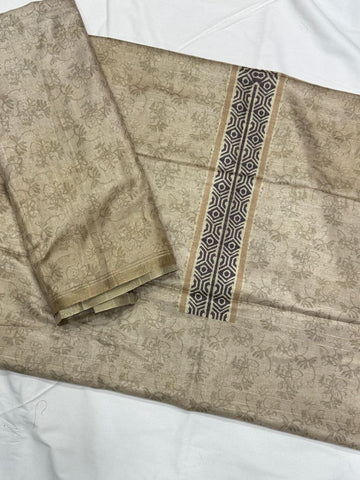 Chanderi tusser Dress Materials