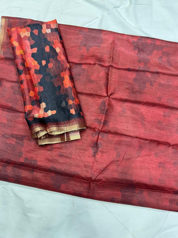 Chanderi tusser Dress Materials