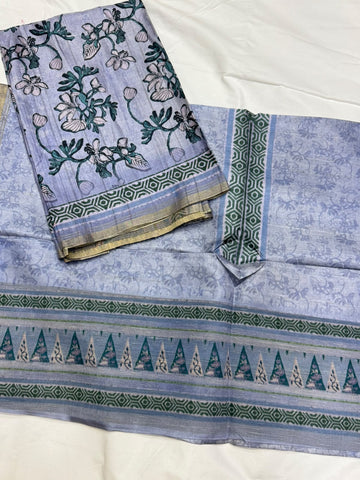 Chanderi tusser Dress Materials