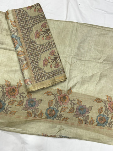 Chanderi tusser Dress Materials