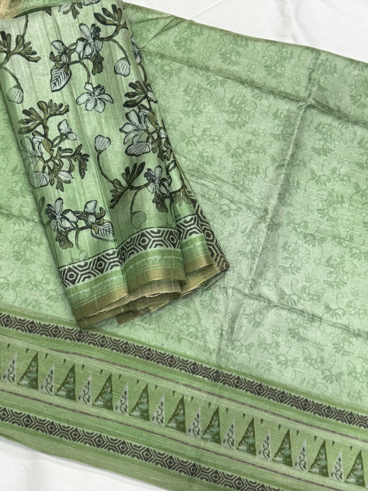 Chanderi tusser Dress Materials