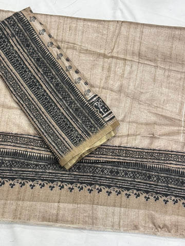 Chanderi tusser Dress Materials