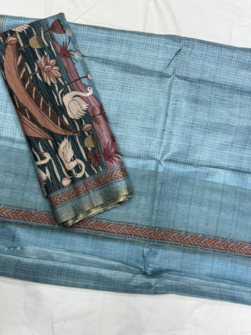 Chanderi tusser Dress Materials