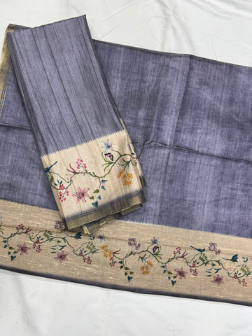 Chanderi tusser Dress Materials