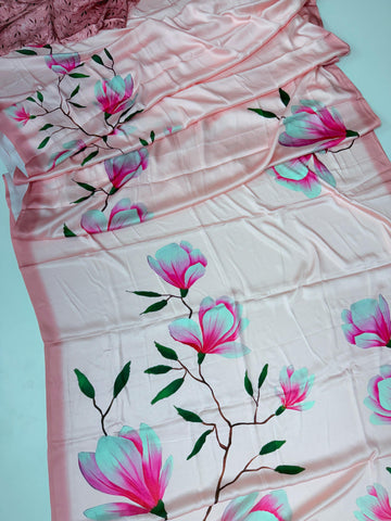 Pure Crape Saree