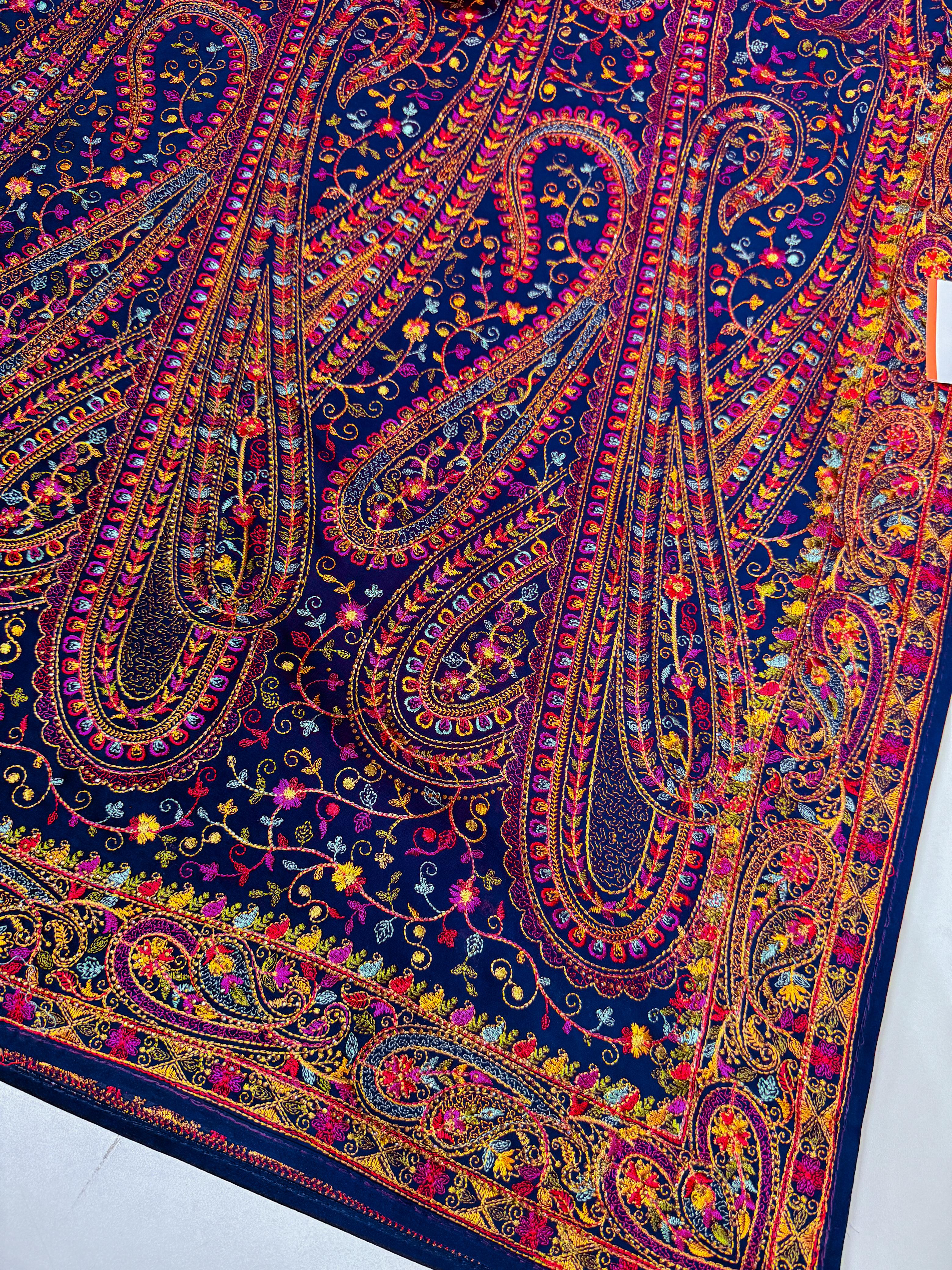 pure Kashmiri work Sarees