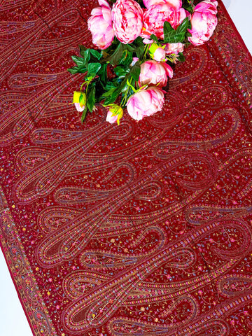 pure Kashmiri work Sarees