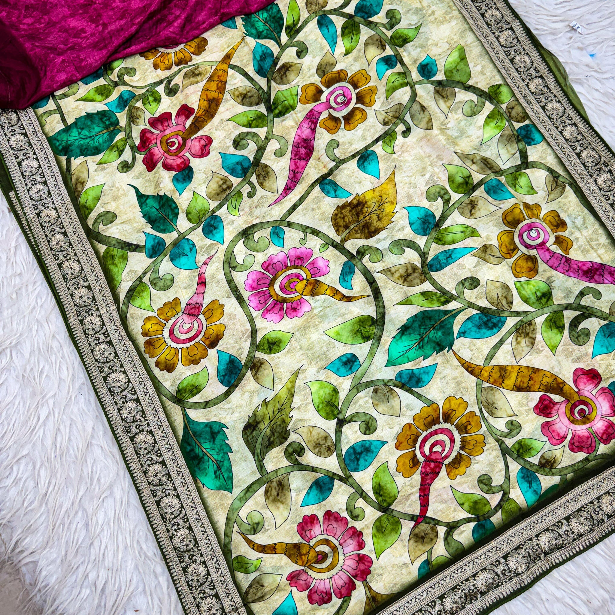 Poni Crape Saree