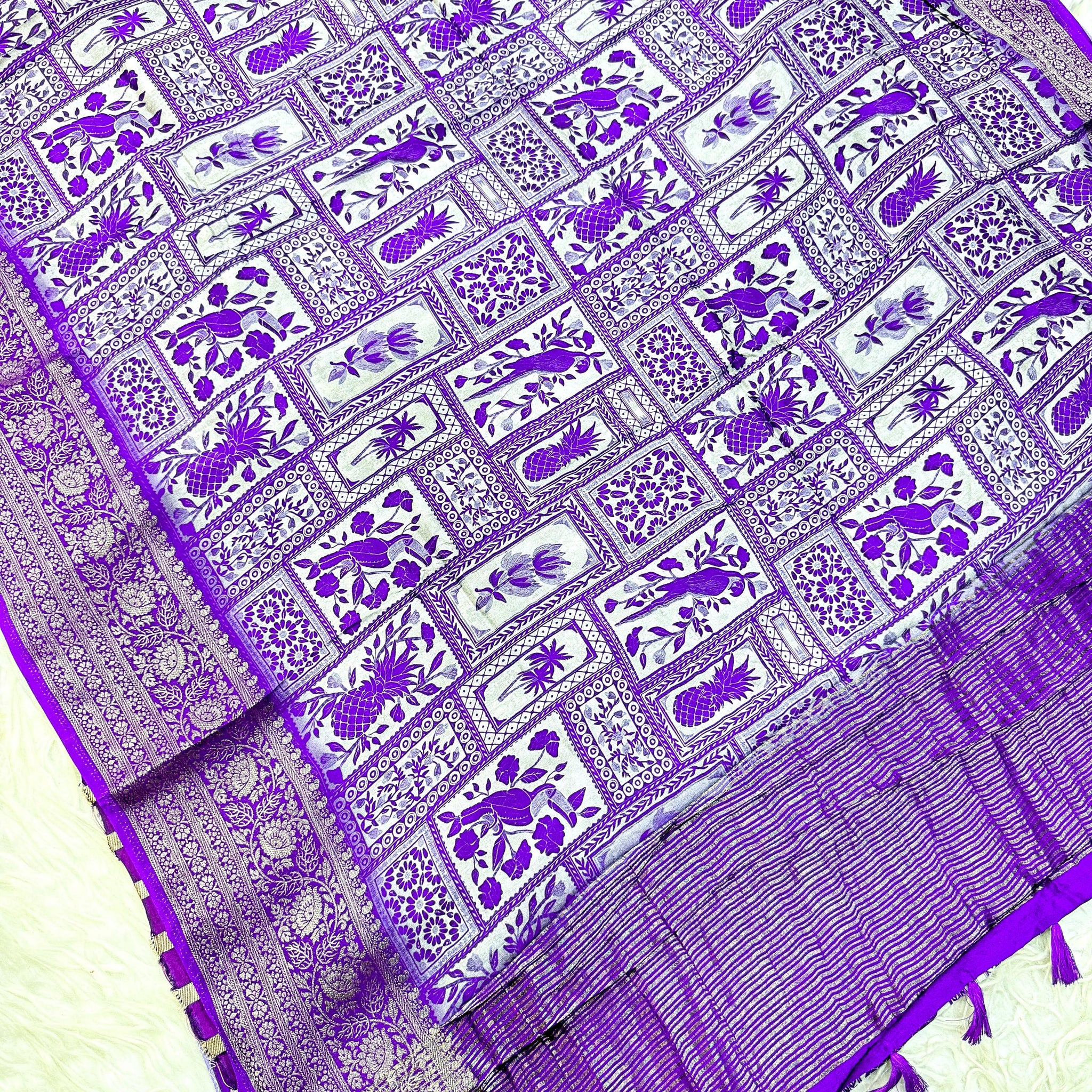 Pure Viscos Saree