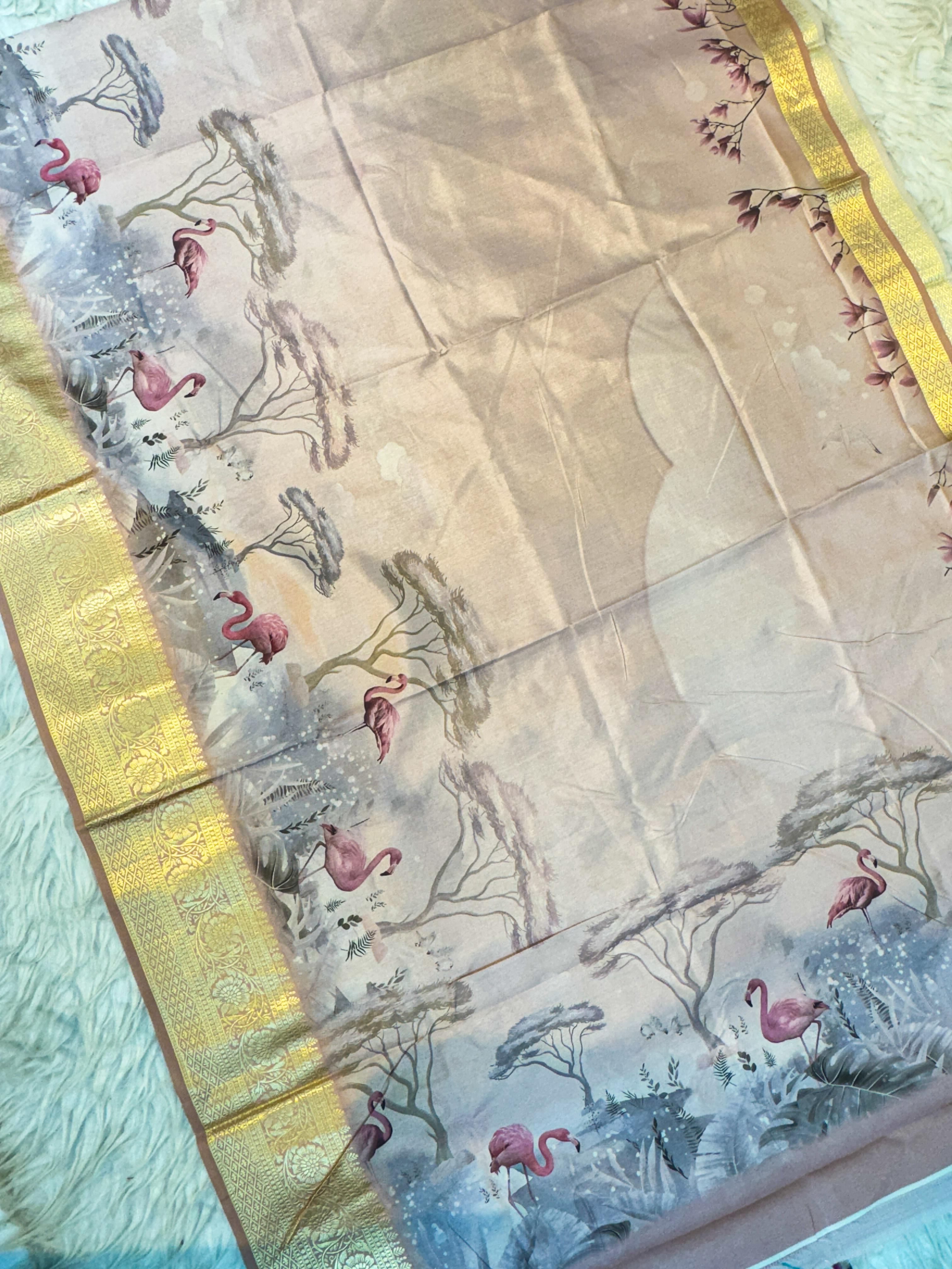 Pure Russian Tussar Sarees