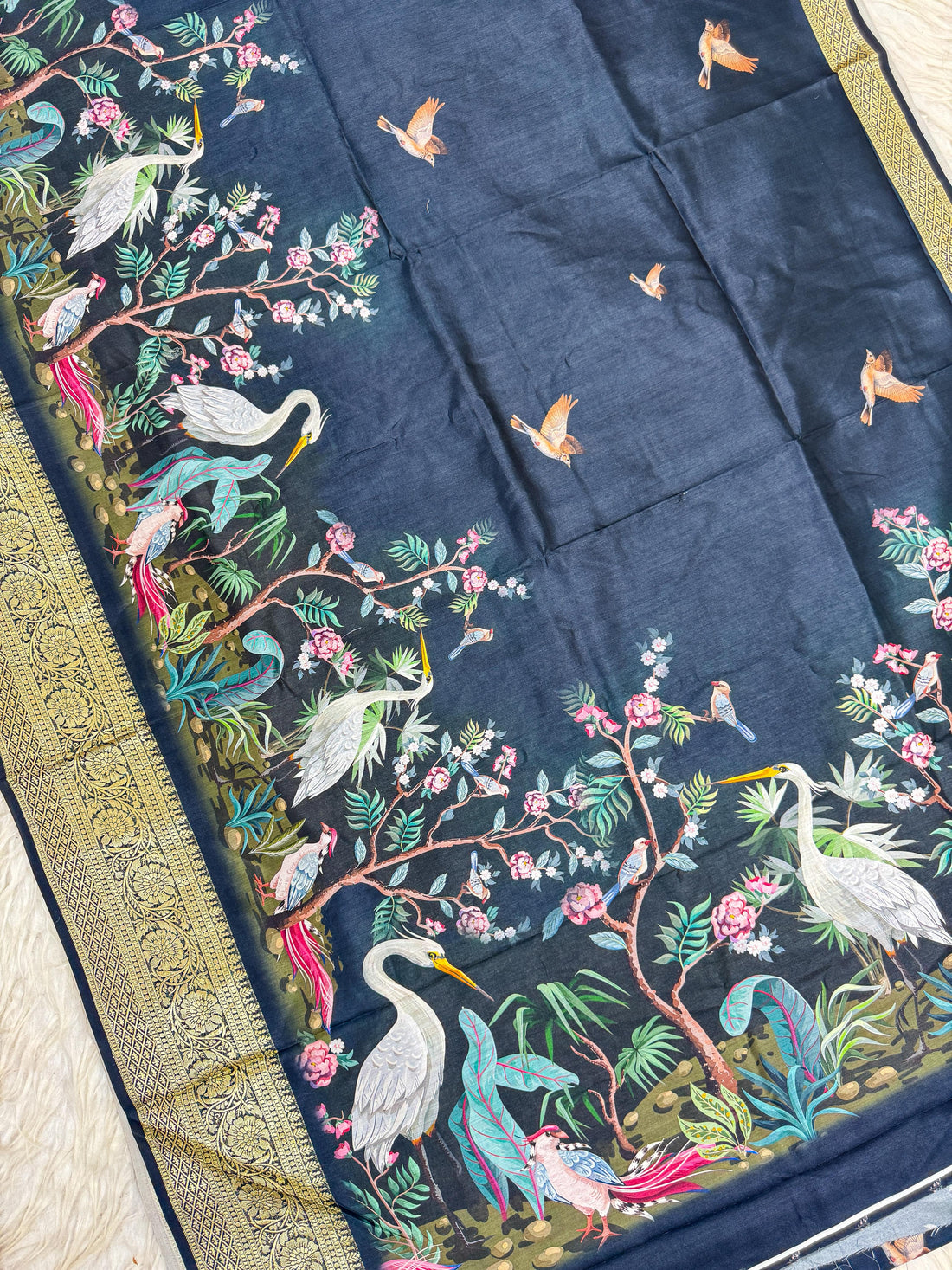 Pure Russian Tussar Sarees