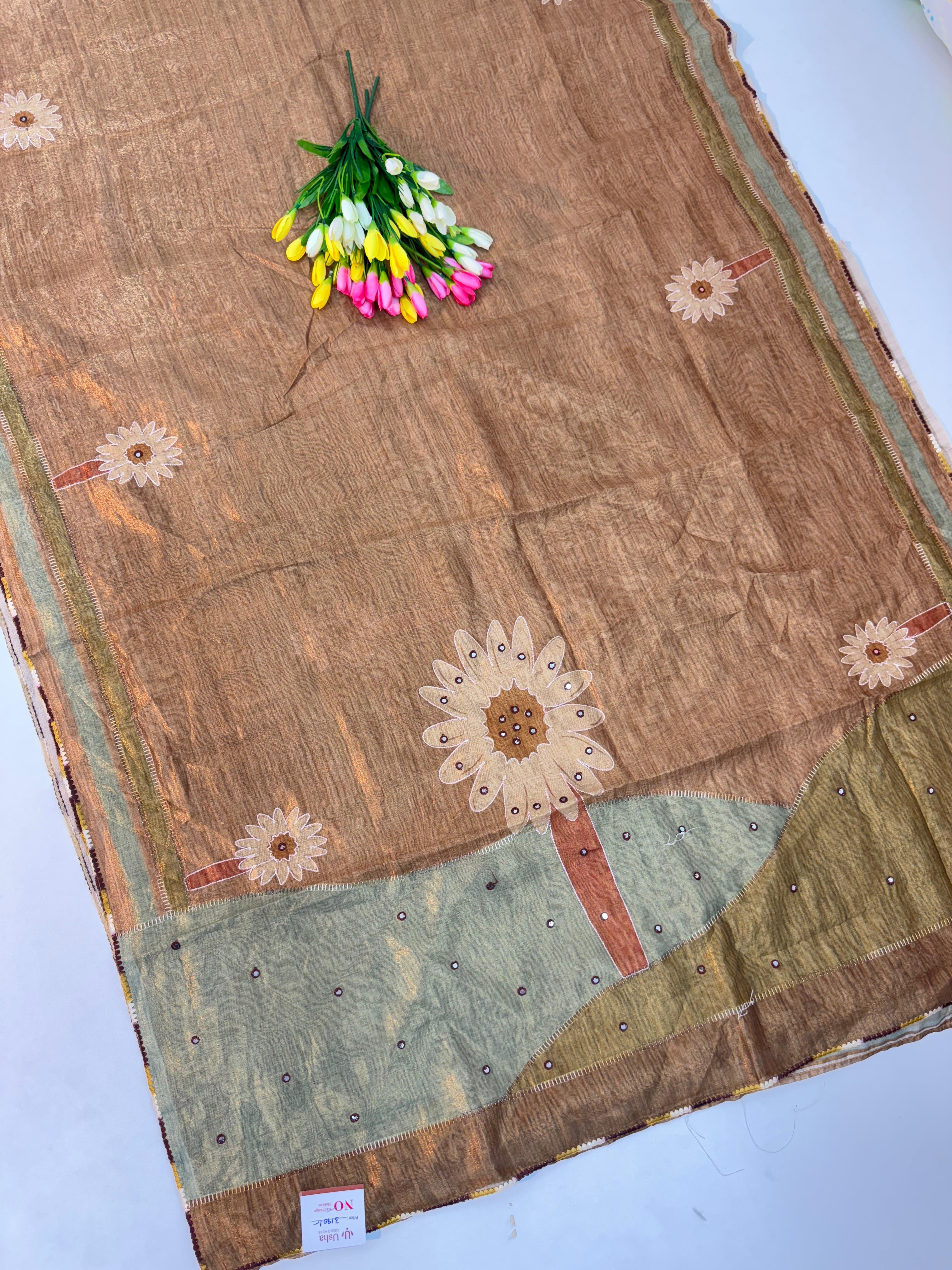 Cotton Tissue Sarees