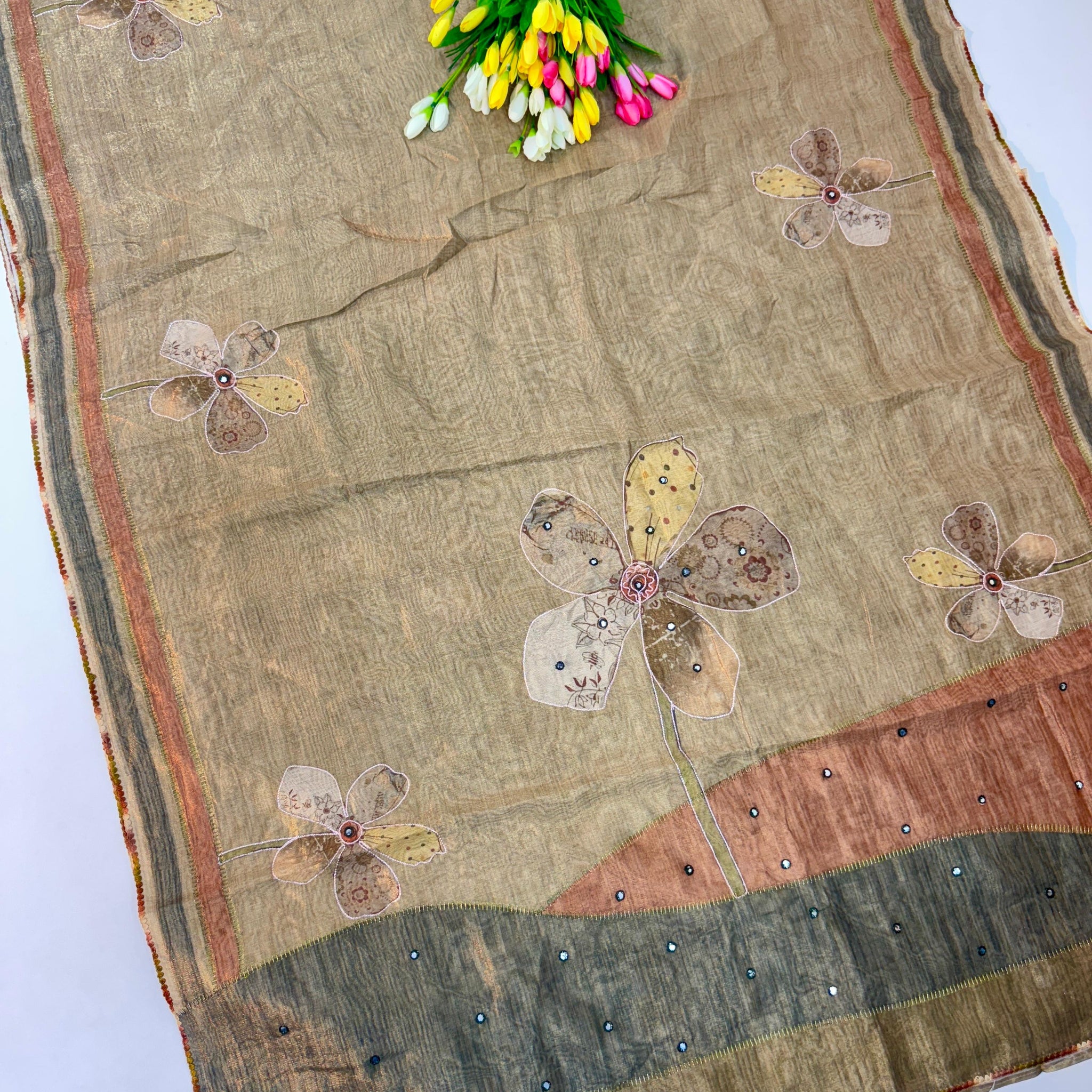 Cotton Tissue Sarees
