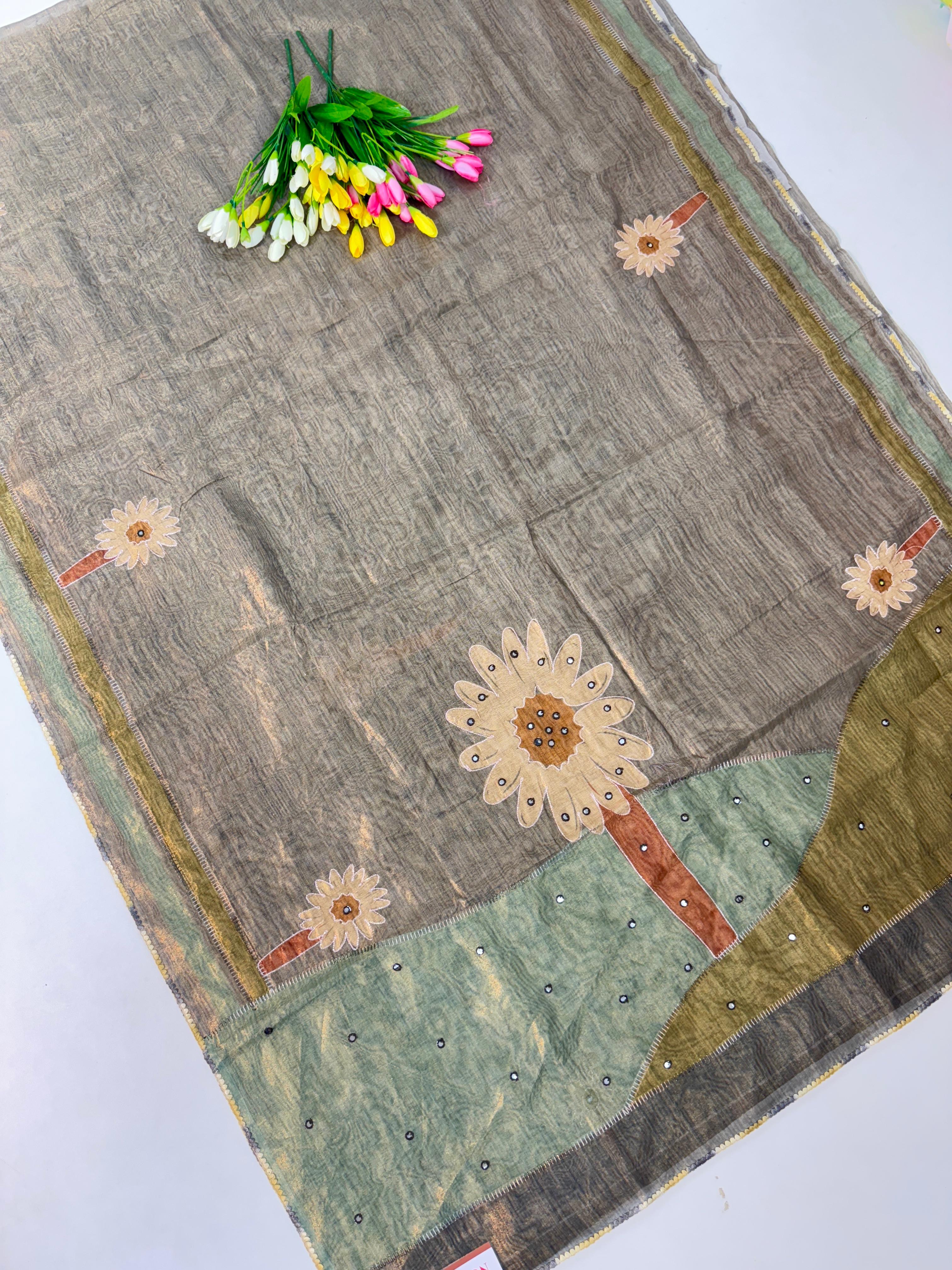 Cotton Tissue Sarees