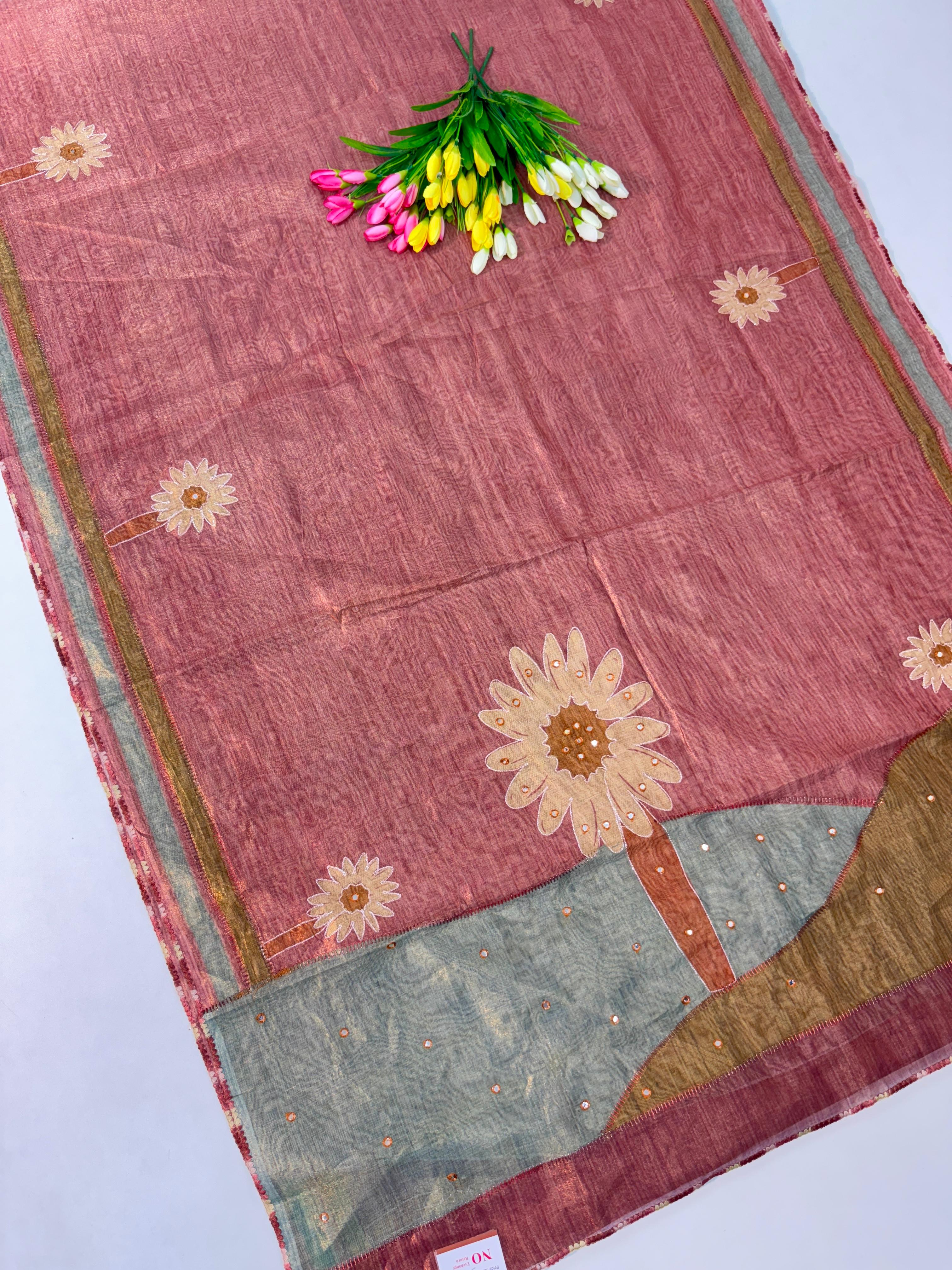 Cotton Tissue Sarees