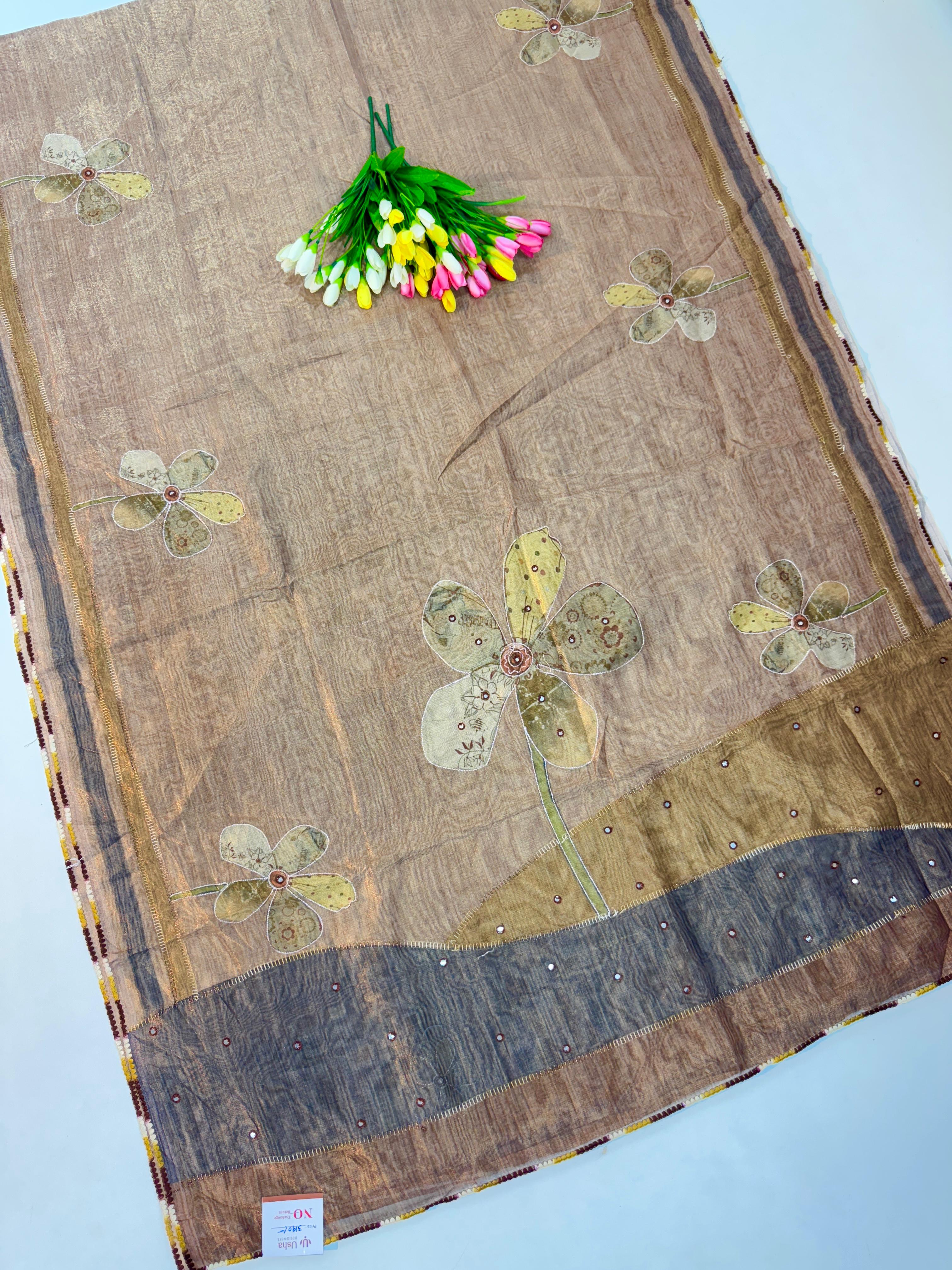 Cotton Tissue Sarees