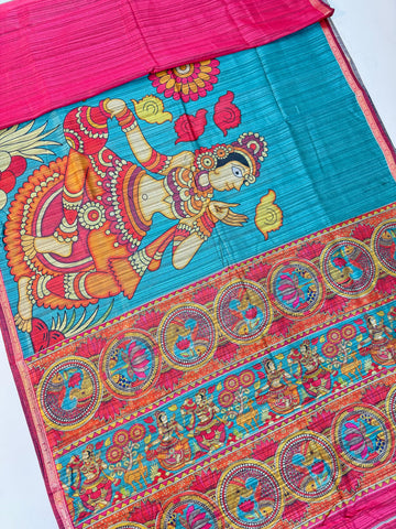 Kalankari Tussar Sarees