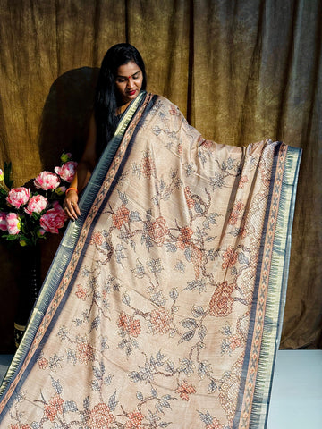 Mutka Tusser Saree