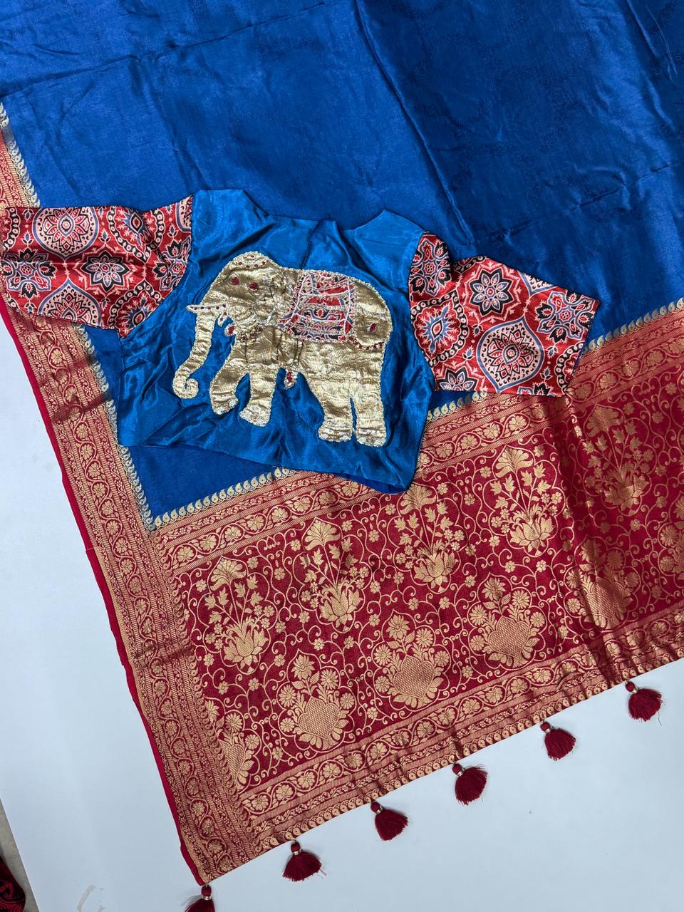 Handloom Banarasi Mashru Saree