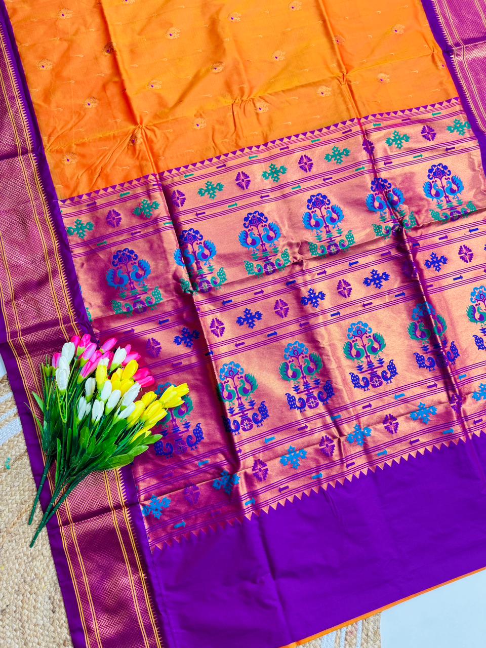 Pythani Elakal Butta Sarees