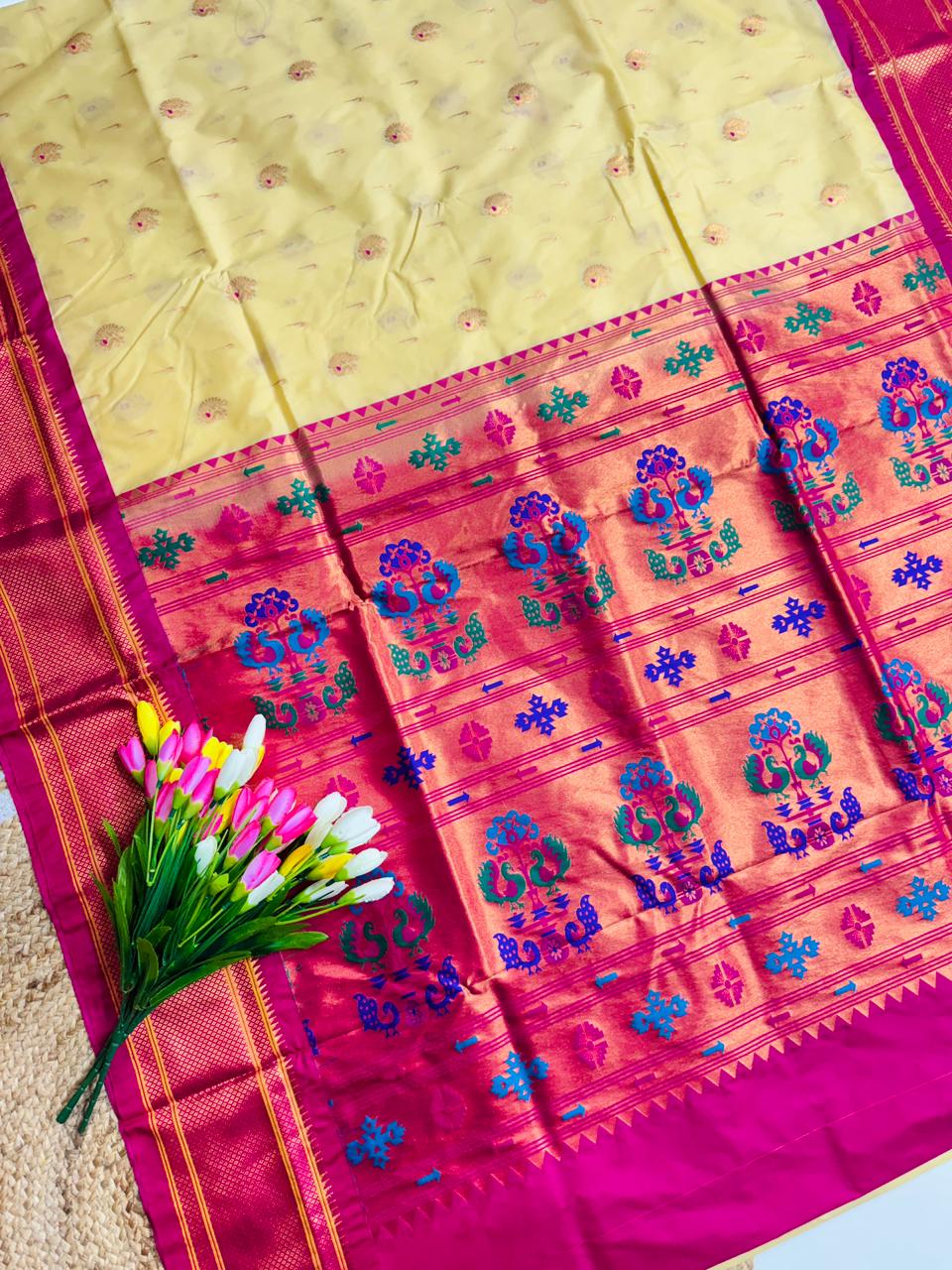 Pythani Elakal Butta Sarees
