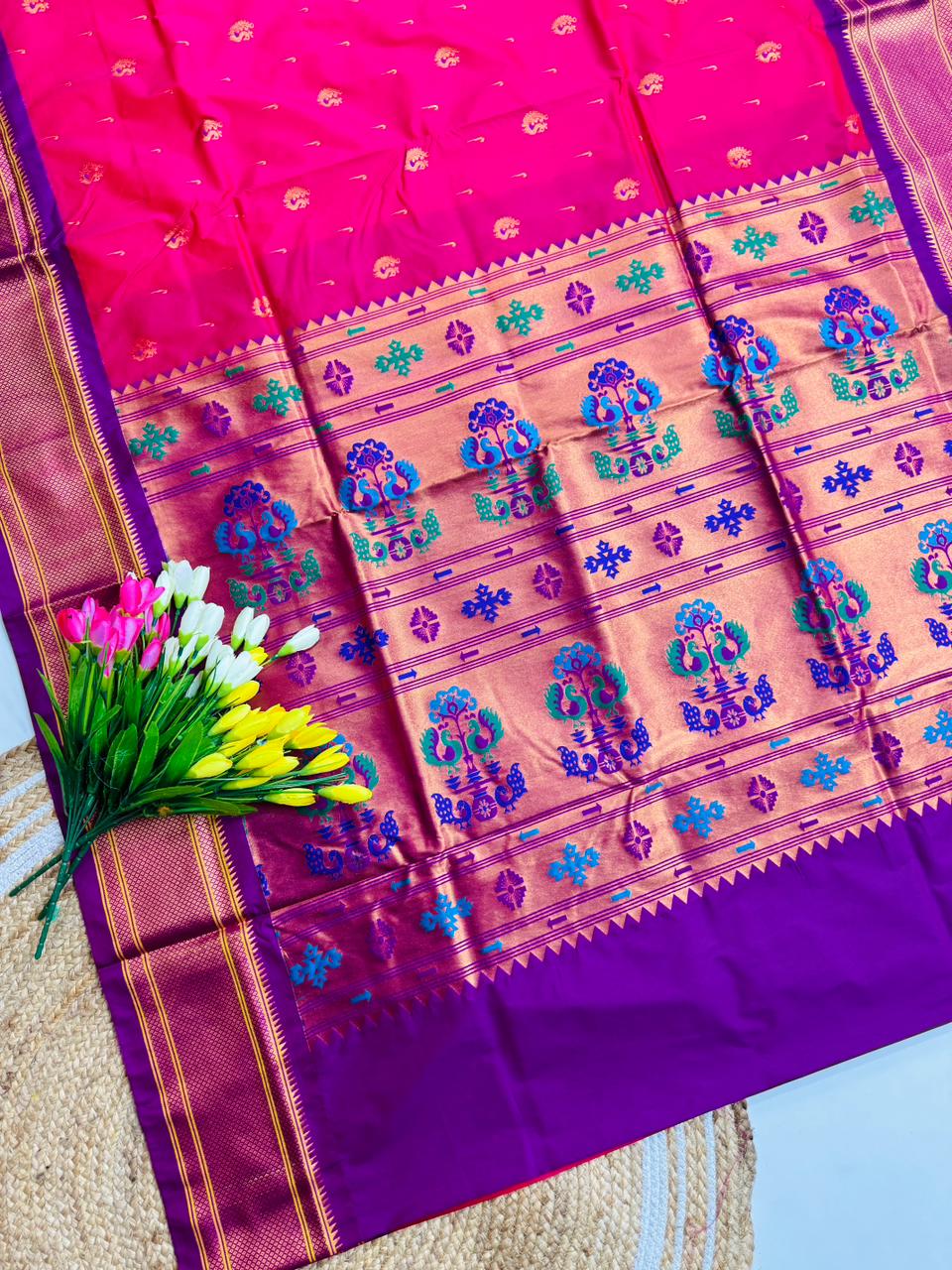 Pythani Elakal Butta Sarees