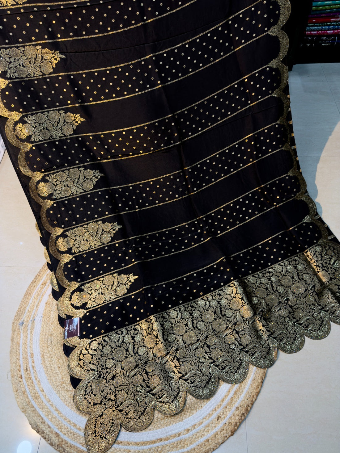 Pure Dola With Banarasi Weaving Saree