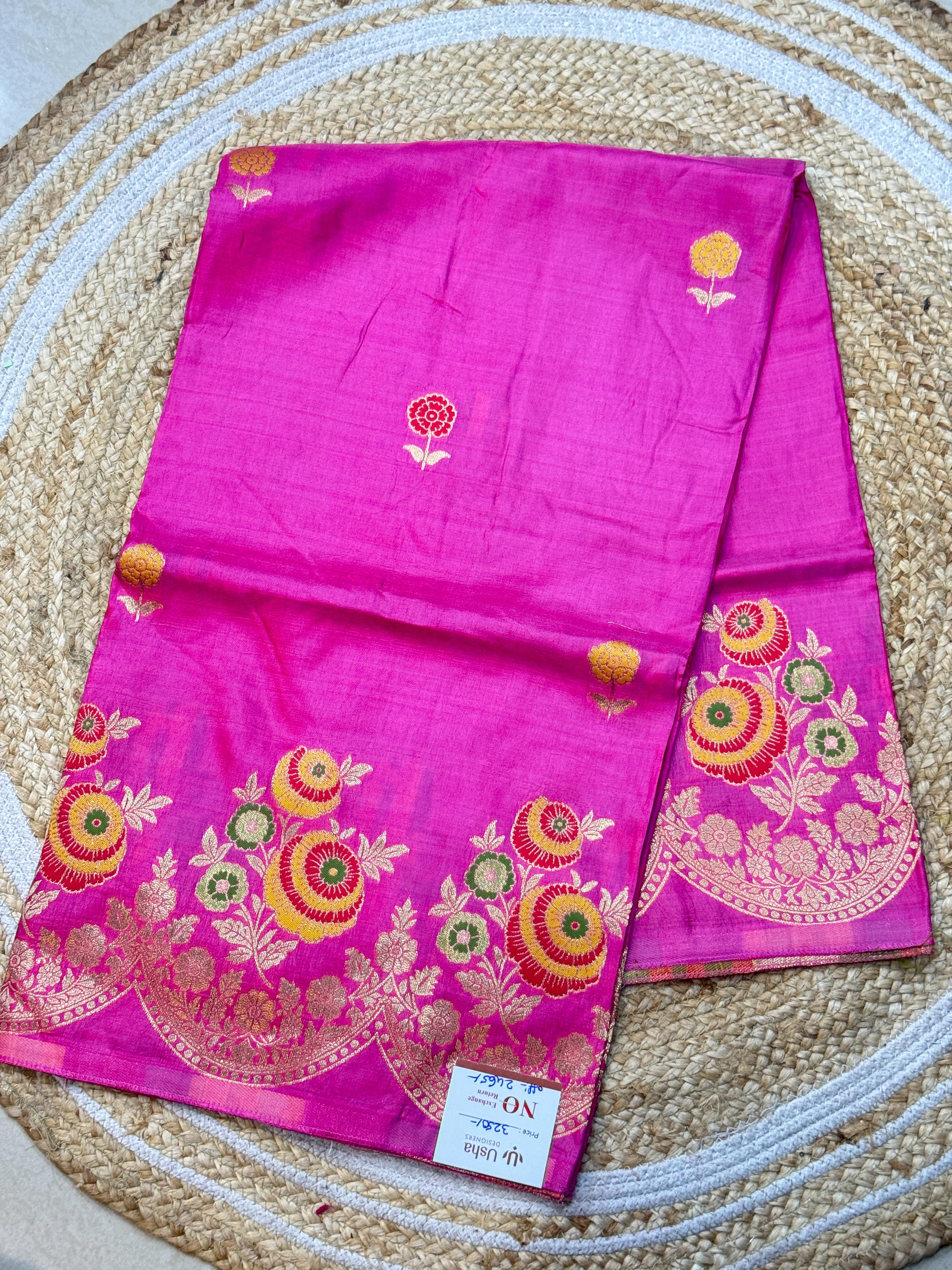 Pure Viscos Dola Saree