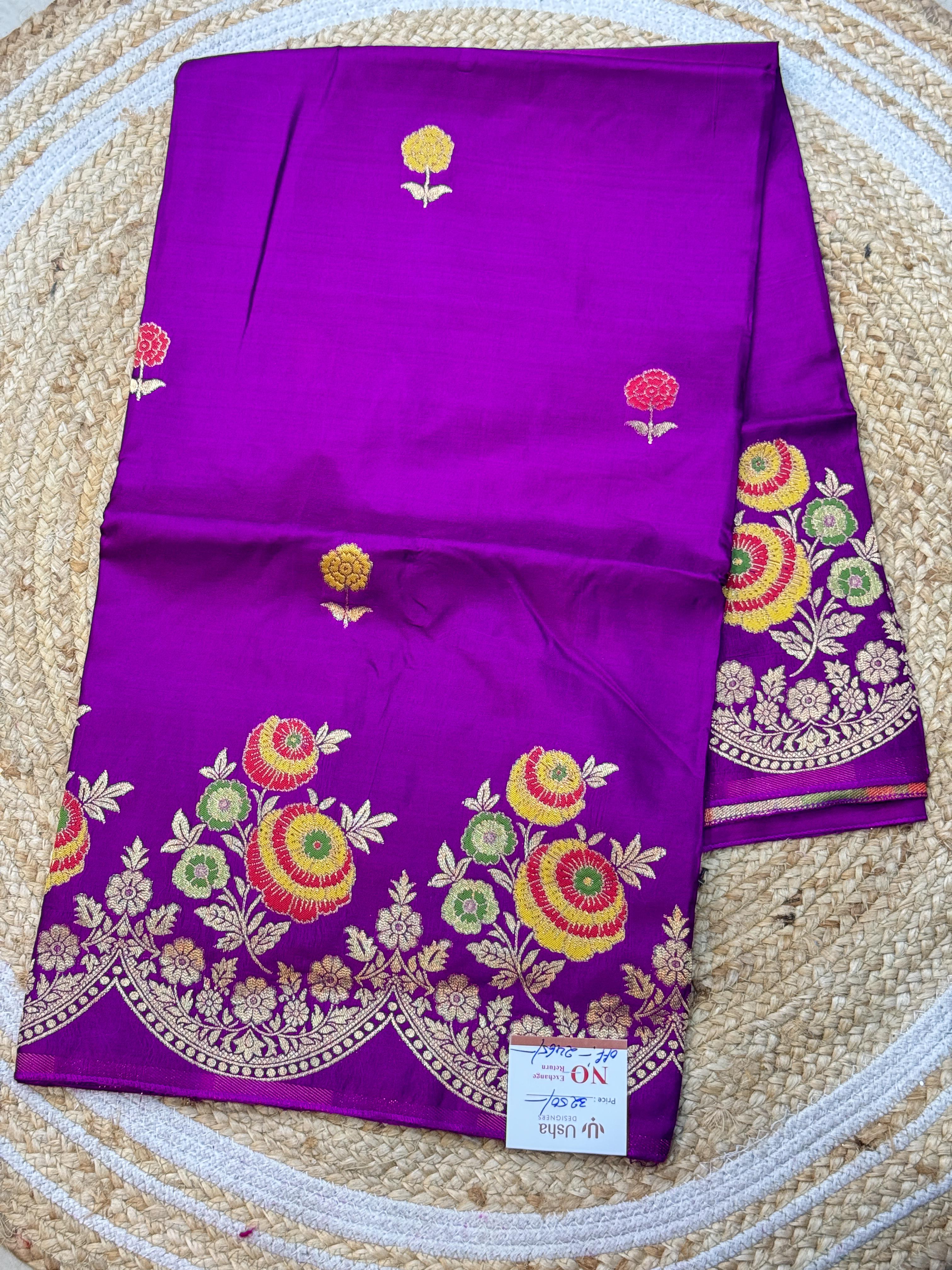 Pure Viscos Dola Saree