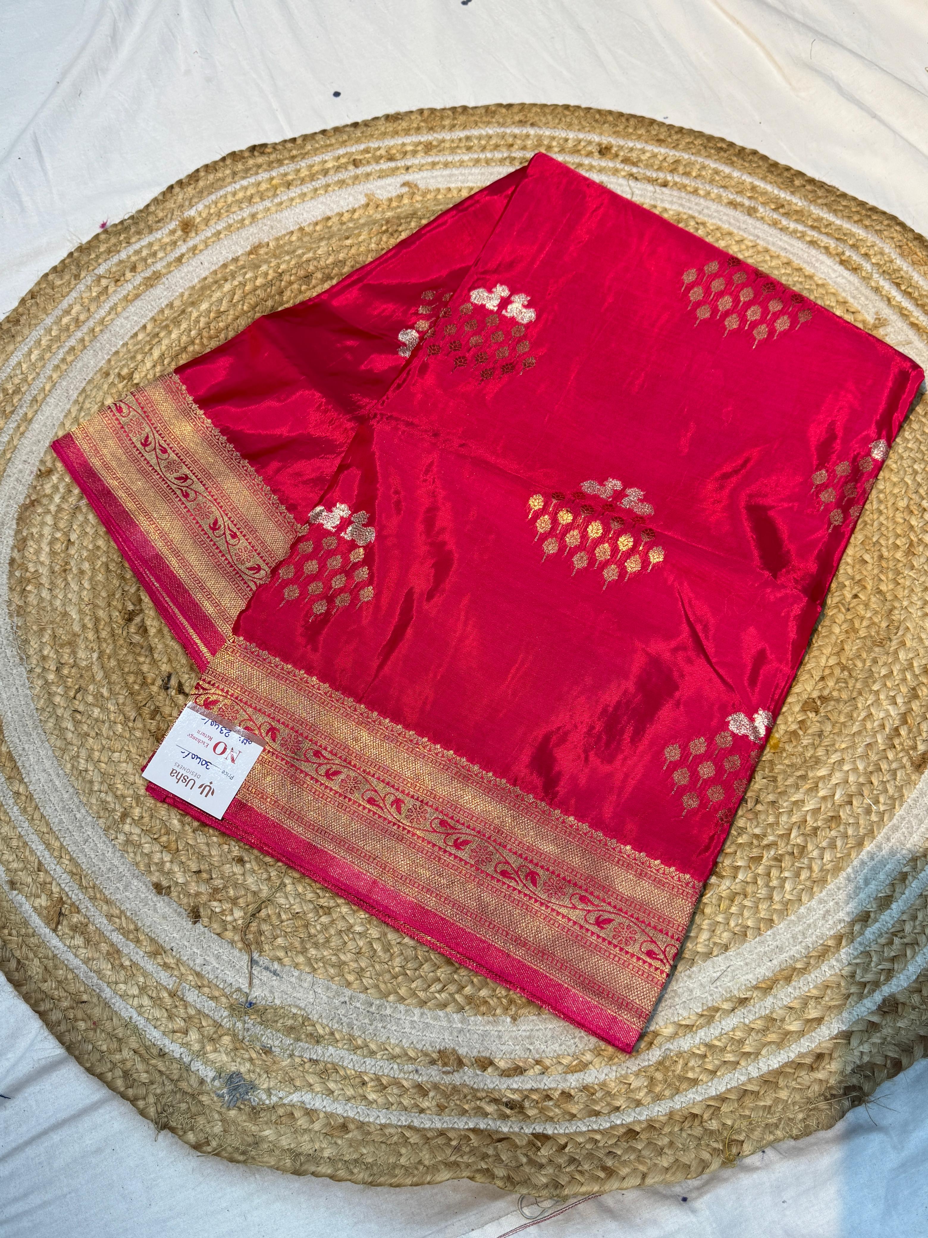 Pure Green Mango Sarees