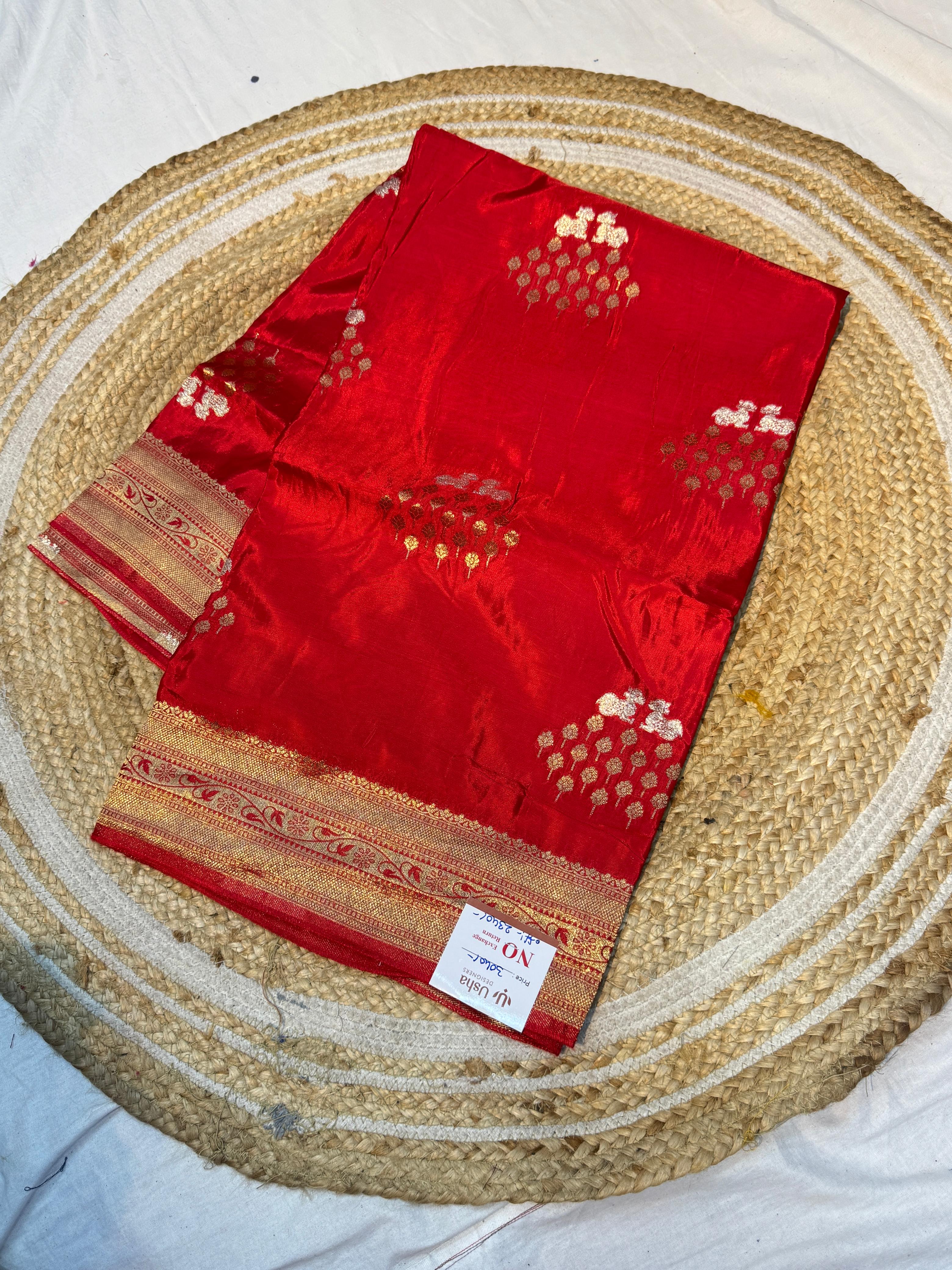 Pure Green Mango Sarees