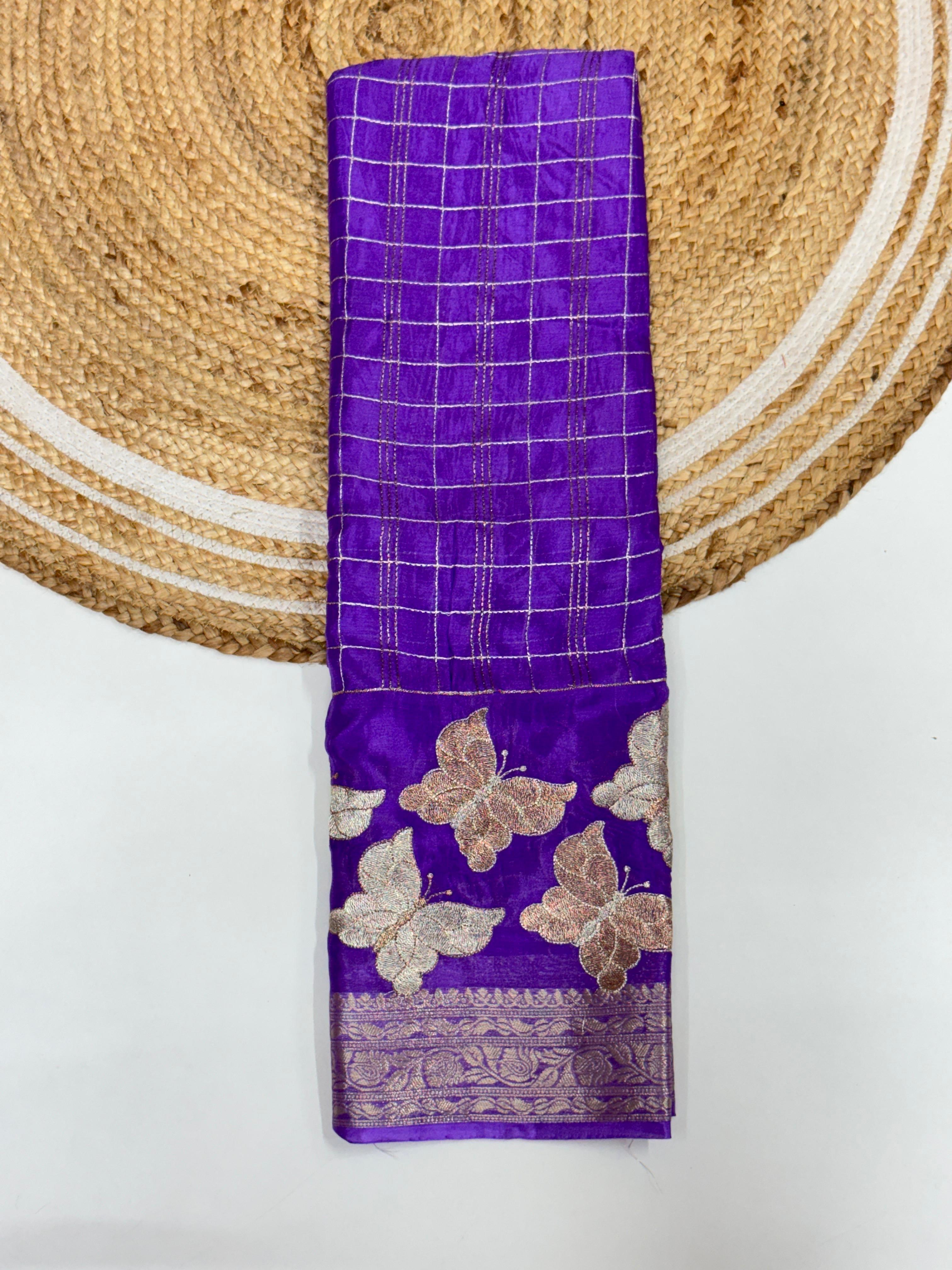 Chinon Chiffon Saree