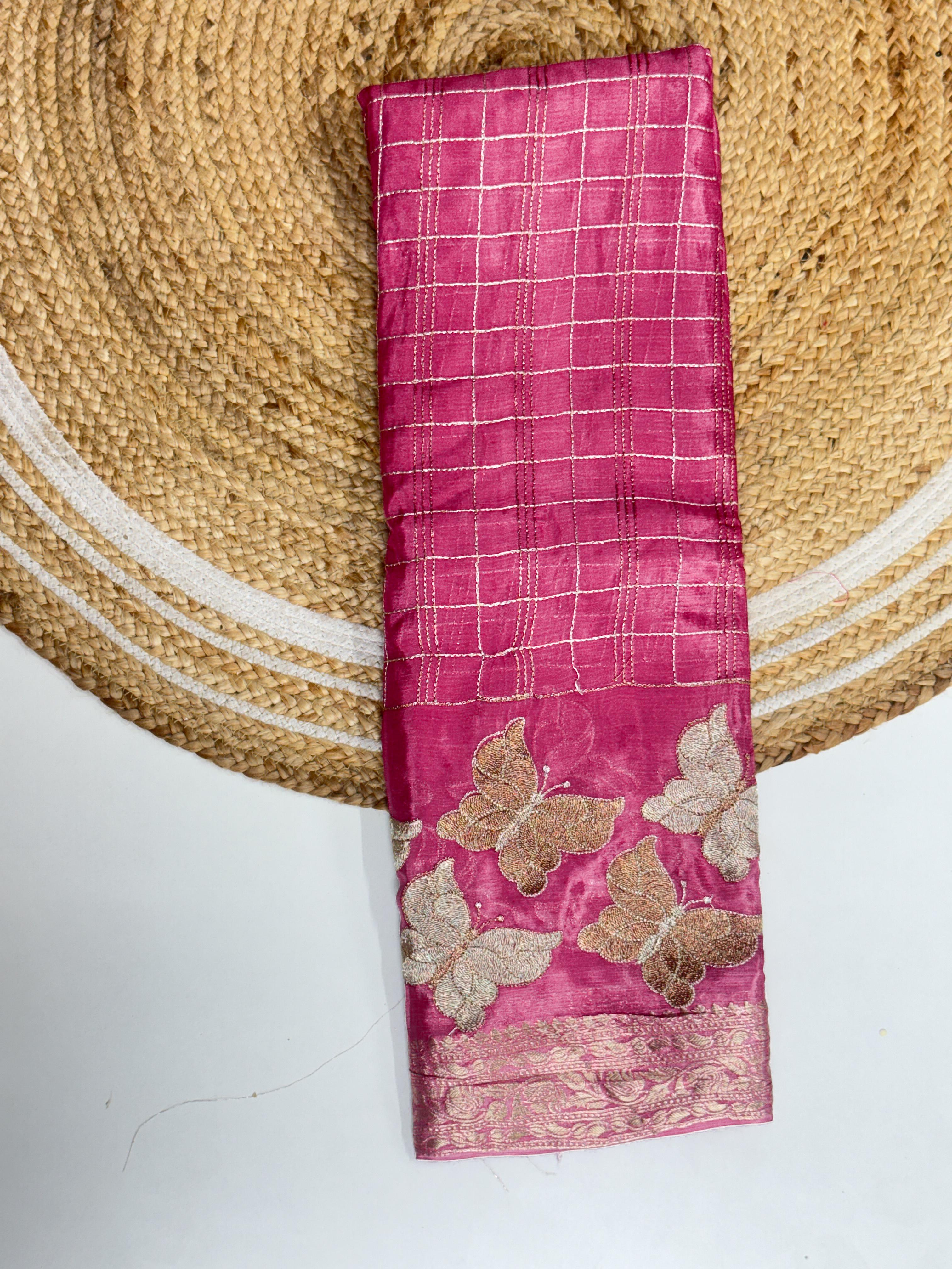 Chinon Chiffon Saree