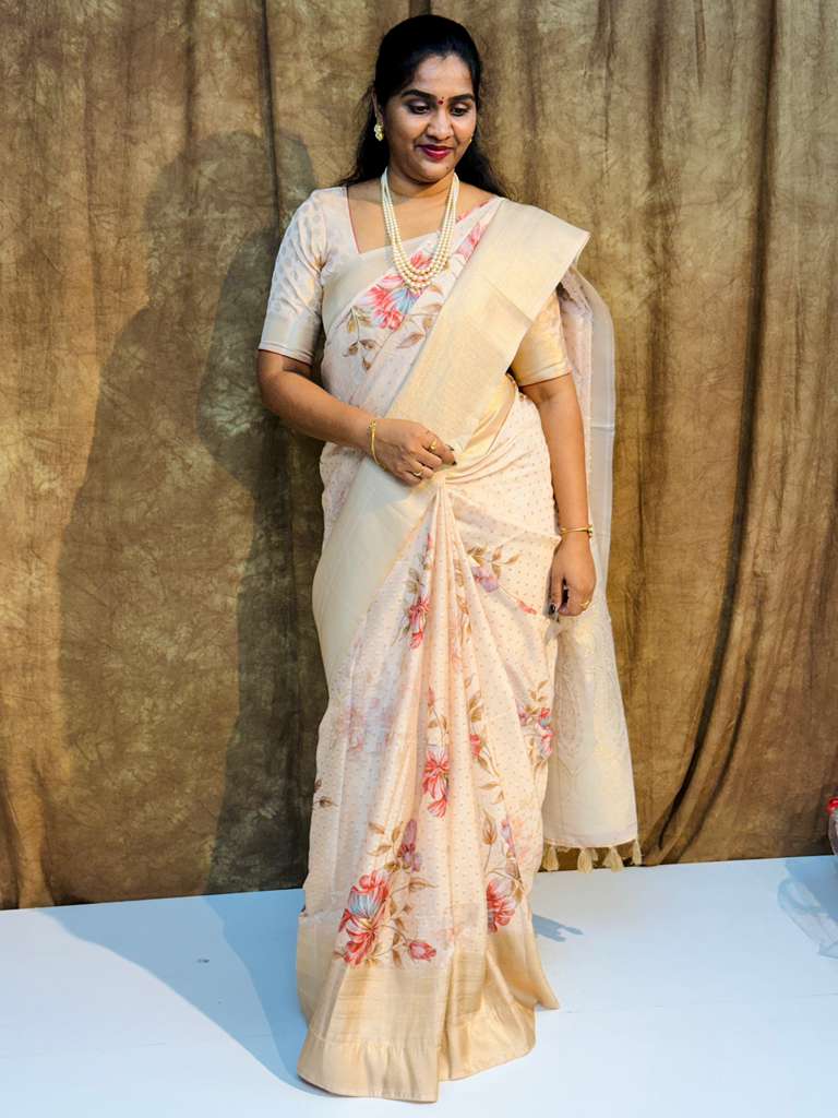 Pure Viscos Crape Silk Saree