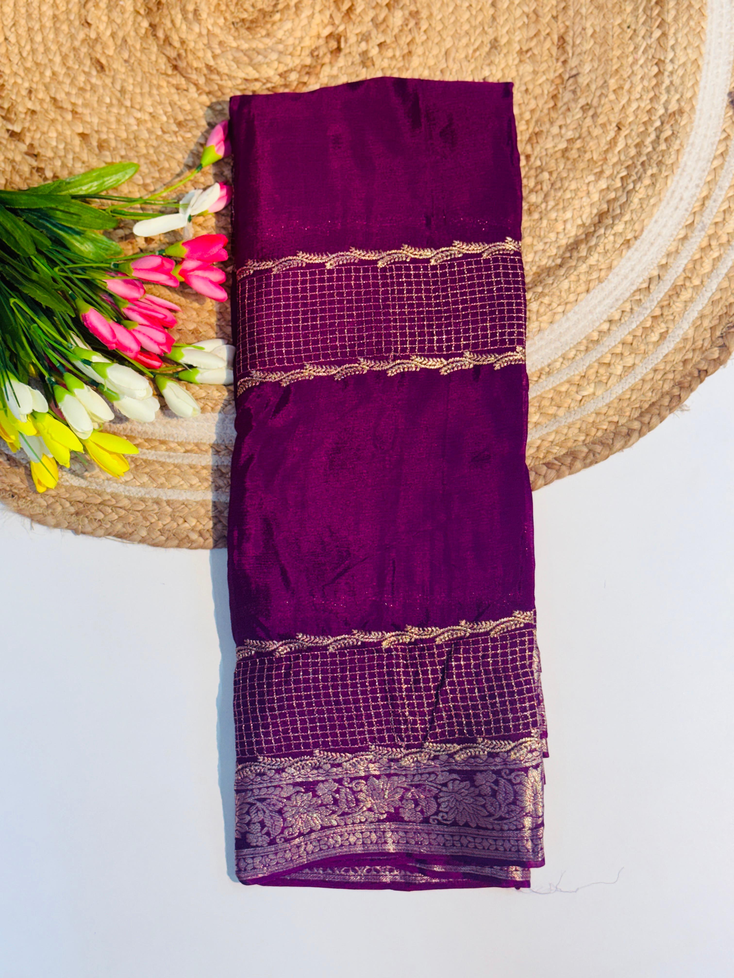 Chinon Chiffon Sarees