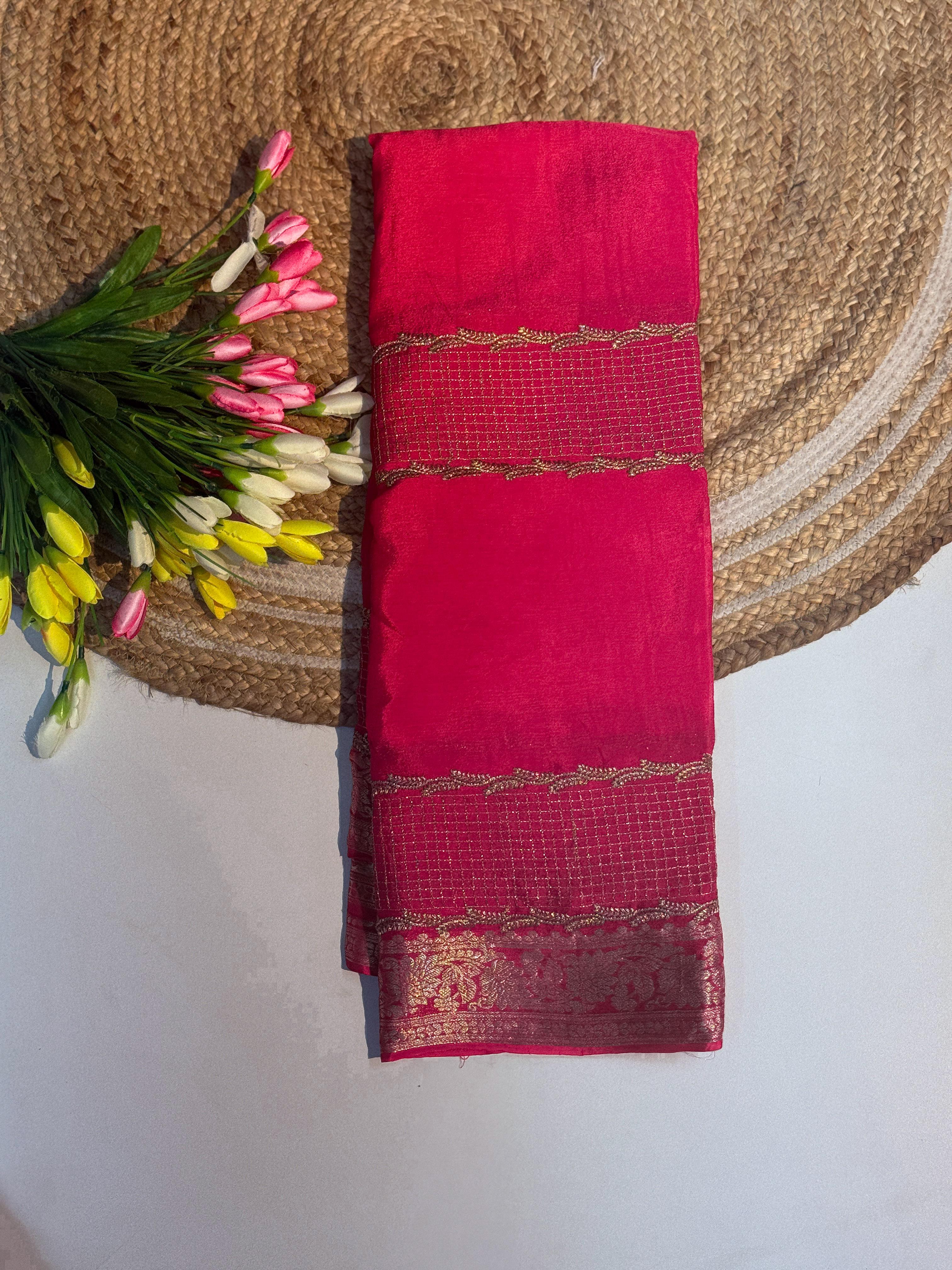 Chinon Chiffon Sarees