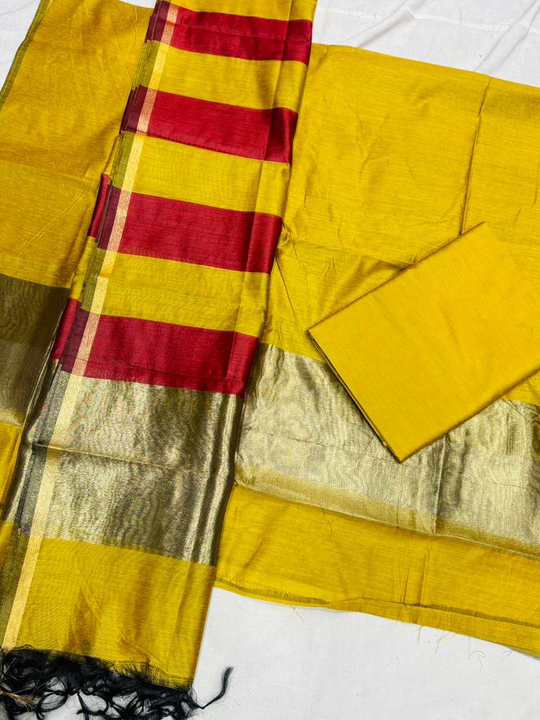 Chanderi Banarasi Pattu Dresses