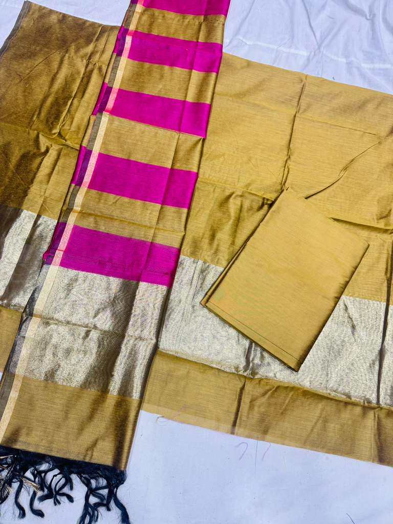 Chanderi Banarasi Pattu Dresses