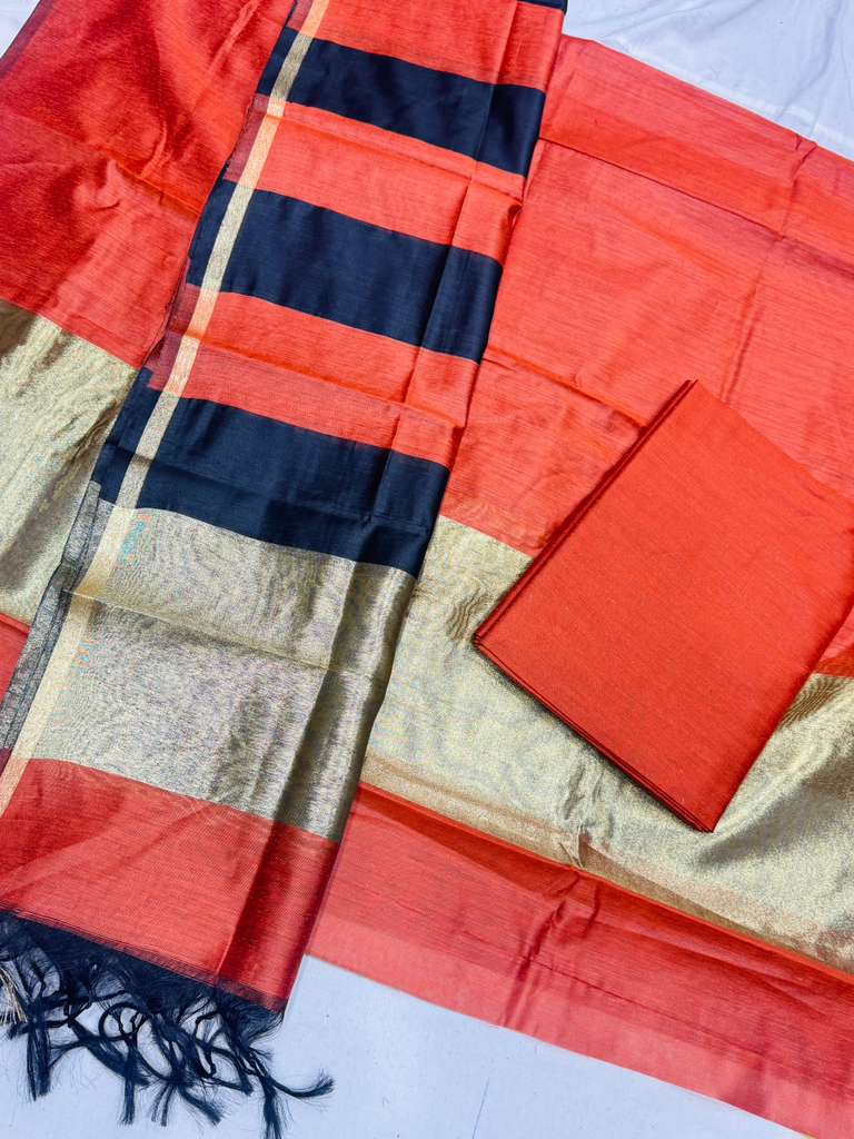 Chanderi Banarasi Pattu Dresses