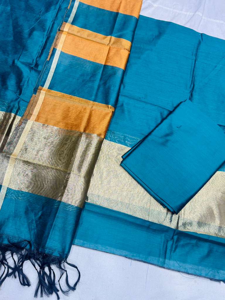 Chanderi Banarasi Pattu Dresses