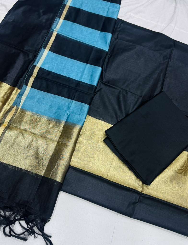 Chanderi Banarasi Pattu Dresses