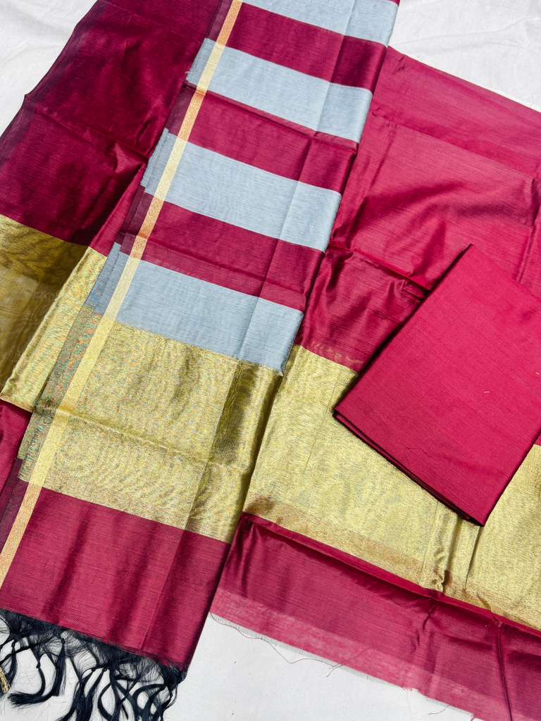 Chanderi Banarasi Pattu Dresses