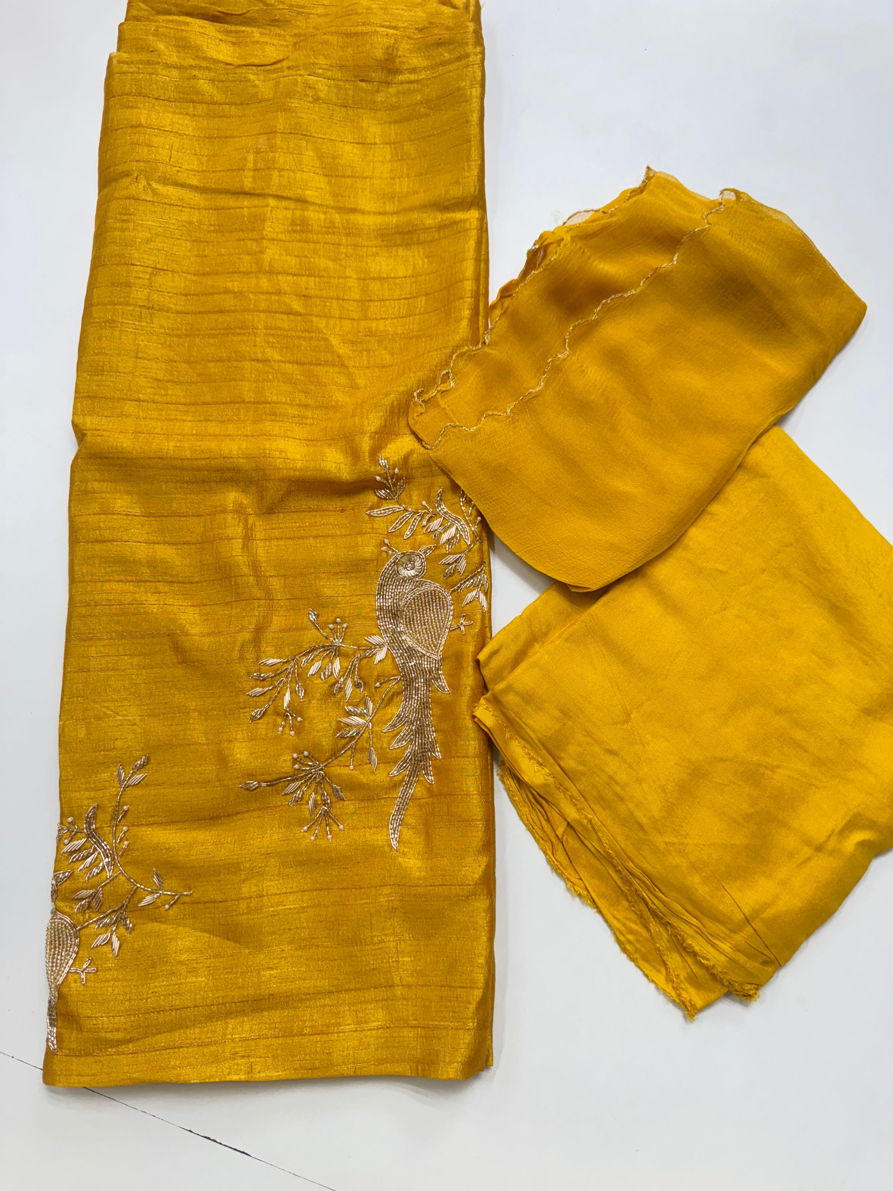 Pure Pattu Tussar Dreeses