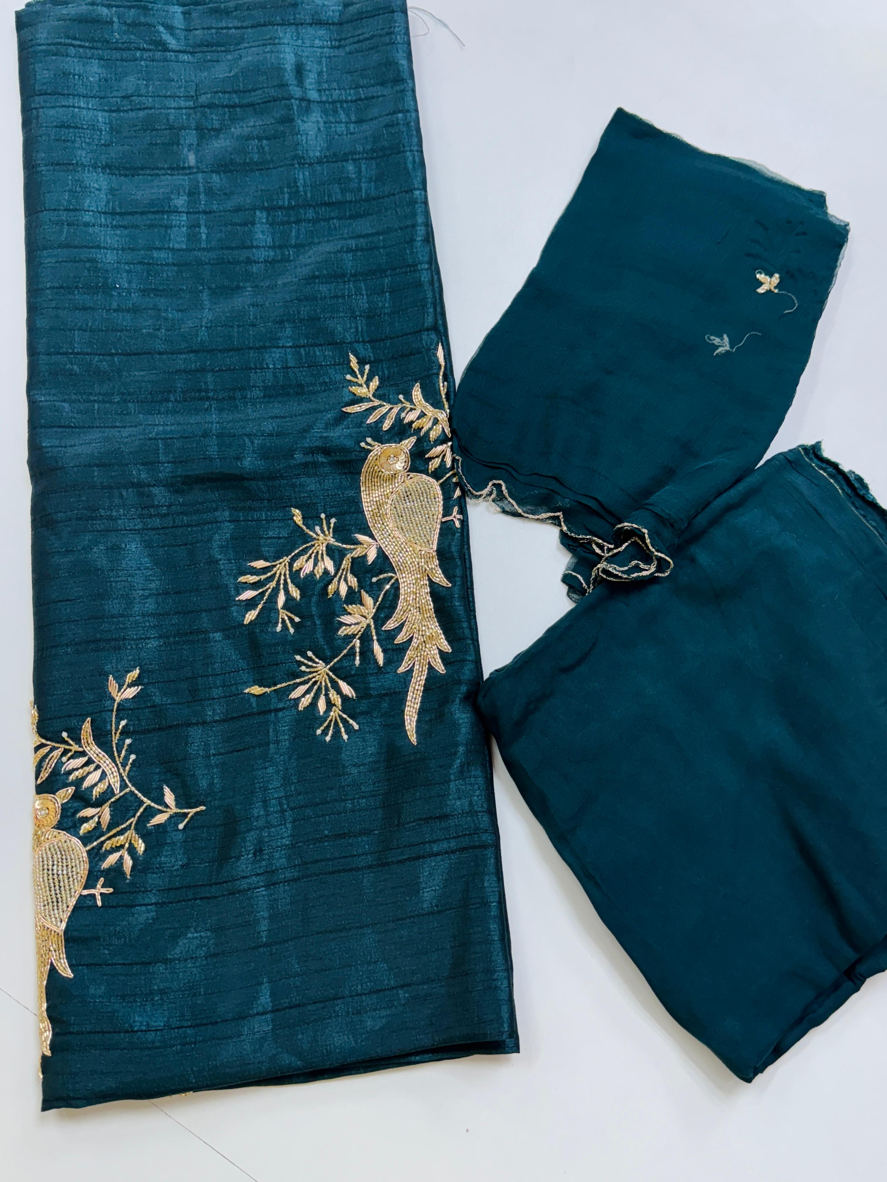 Pure Pattu Tussar Dreeses