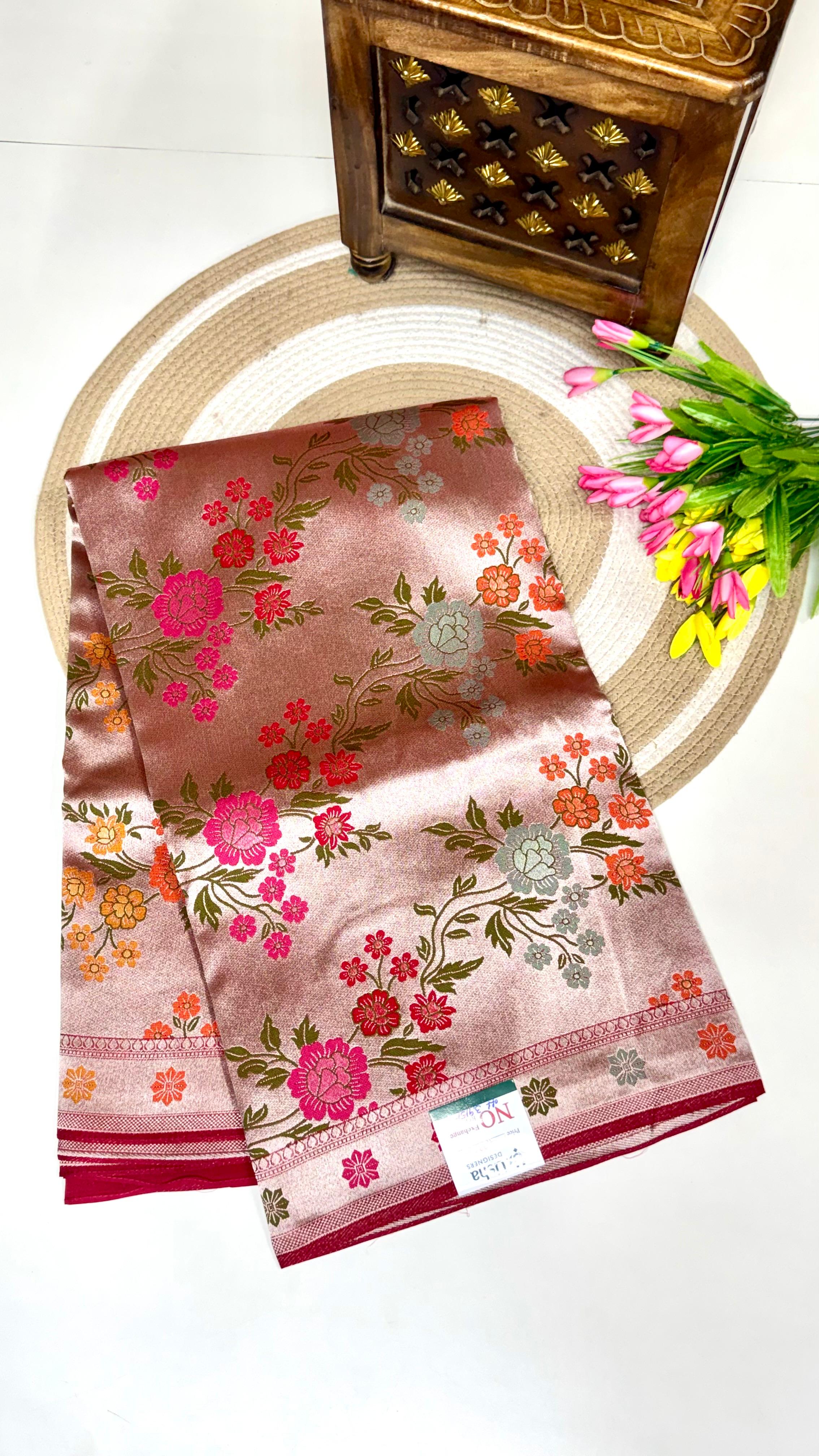 Benarasi Munga Georgette Sarees